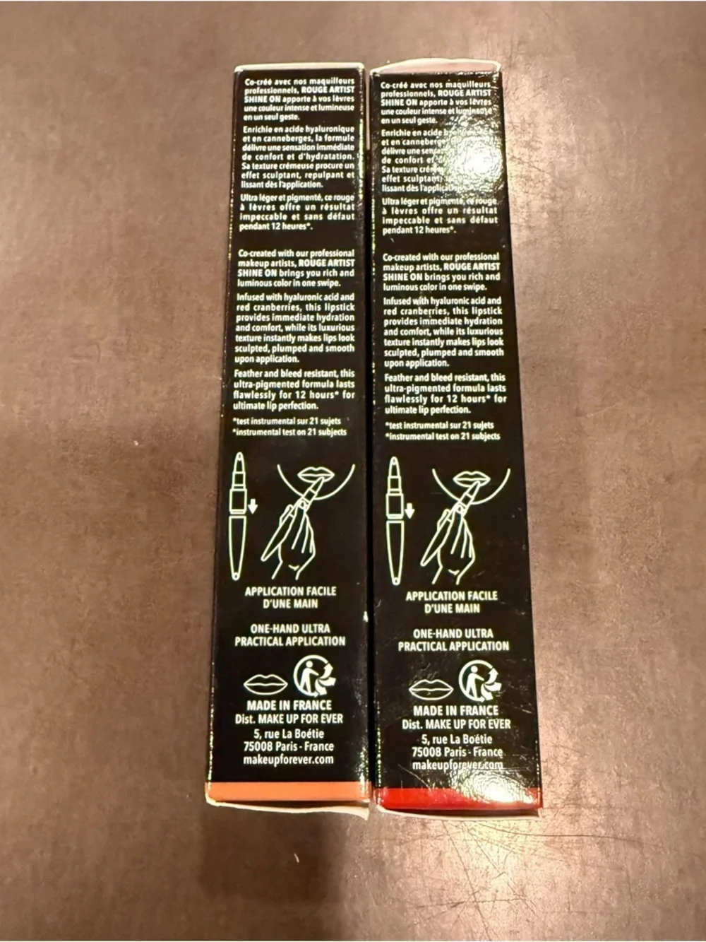 MAKE UP FOR EVER Rouge Artist Shine On Lipstick Lot 130 436 NIB